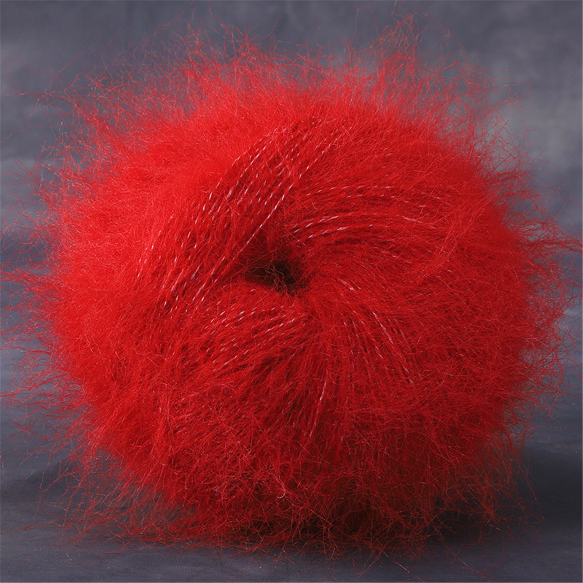 CHENGYIDA 2 Skeins Hot Pink Yarn For Knitting 70% Angora Rabbit Hair Wool  Knitting Soft Yarn Fingering Baby Crochet Knitting Threads Angora Of Crochet