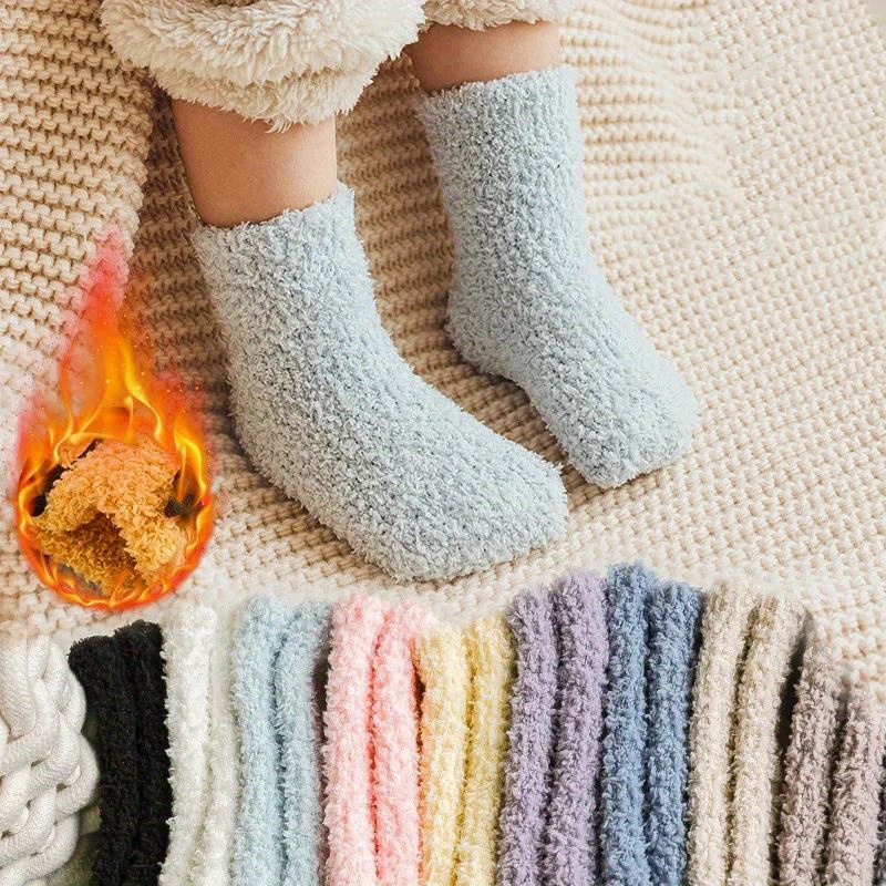  Calcetines de tobillo para niños y niñas, calcetines térmicos  acolchados para otoño e invierno, para el cuidado del bebé, diseño elegante  para exteriores (marrón, 1-3 años de niño) : Ropa, Zapatos