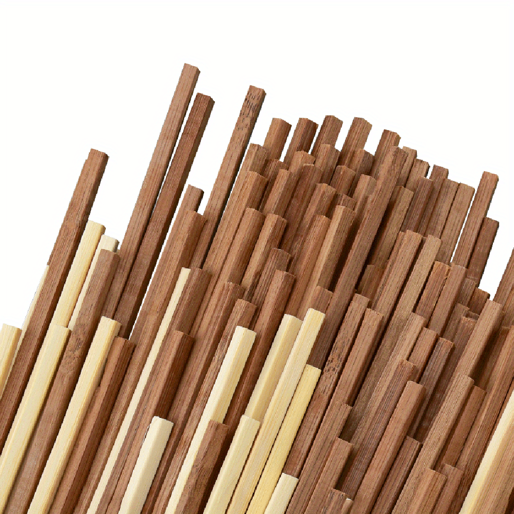 Juego Combinación Palos Madera Bambú Varios Tamaños, 50 Uds., 30cm/11,81  Pulgadas, Material Modelo Construcción Diy, Producto Madera, Textura Dura -  Manualidades - Temu Chile