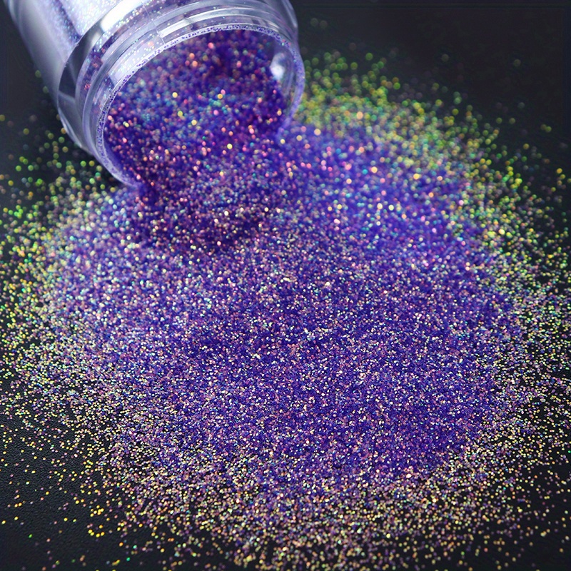 1bottle Resin Fillings Iridescent Sugar Glitter Powder - Temu