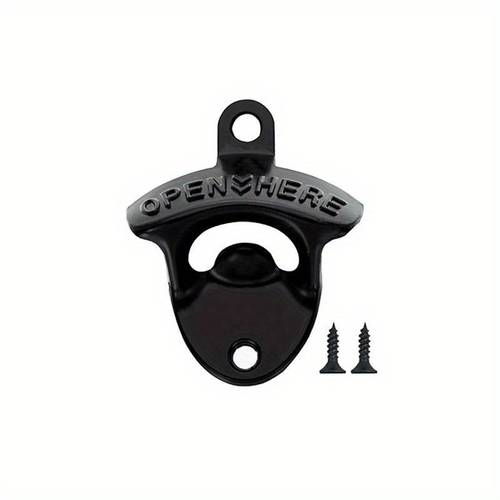 a single piece of a stylish and practical wall mounted bottle opener made of wood decorating bars restaurants and kitchens