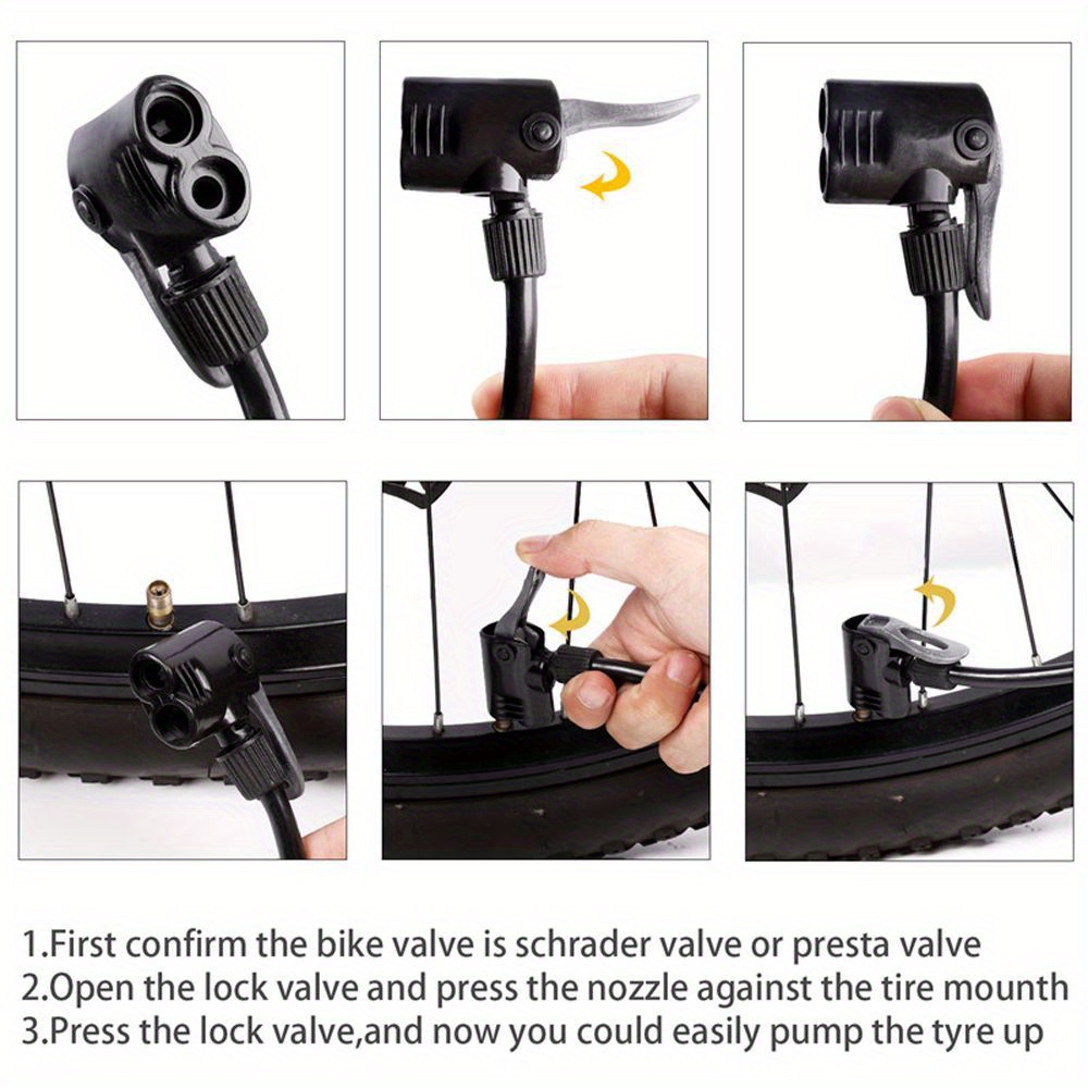 Bike pump online lock