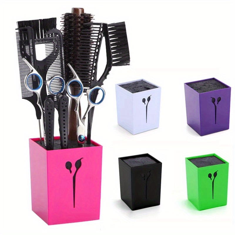 

Professional Non-slip Salon Scissors Holder Hairdressing Scissors Holder Box Hairdresser Tools Accessories Organizer (only Box )