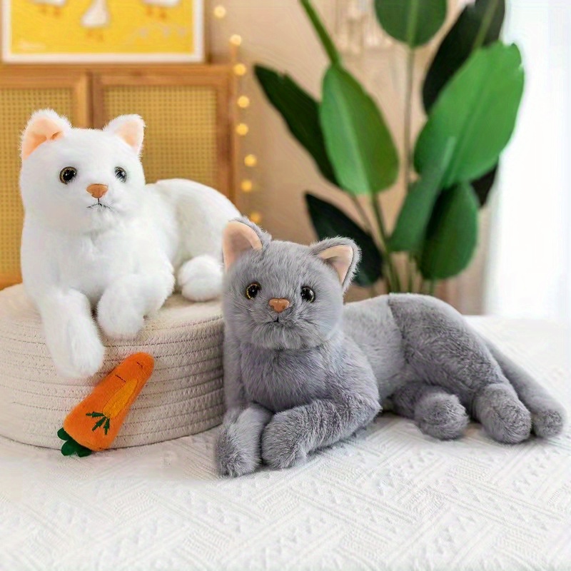 

1pc 30cm/12inch Soft Cat Plush Toy, Plush Doll Cute Animal Stuffed Doll Animal Plush Toy Birthday Christmas Gift