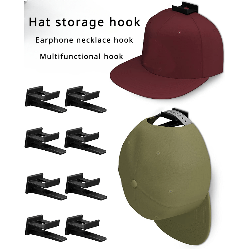 Hat Sticky Hook Hat Holder Hat Hook Wall Mount Hats Organizer Simple  Seamless 
