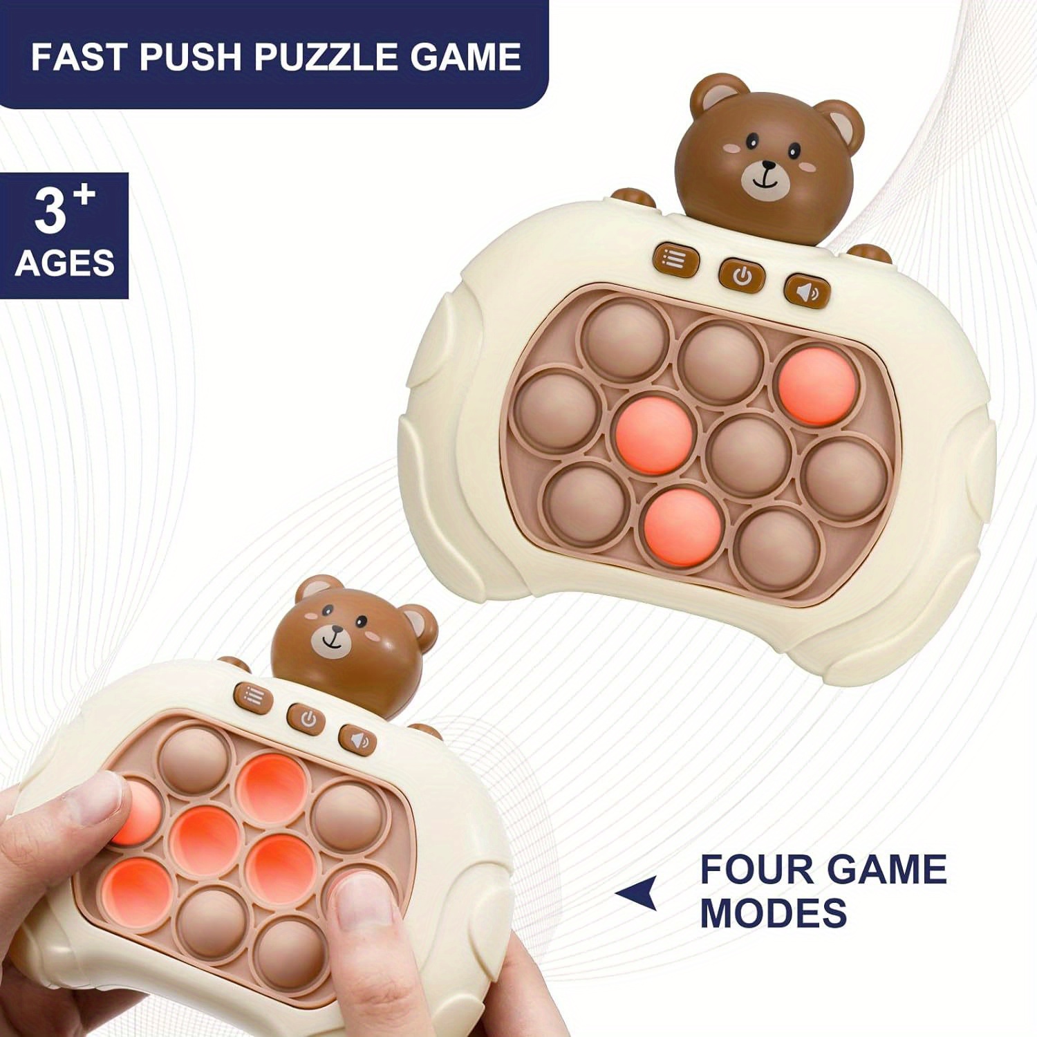 Pop Fidget Games For Kids Decompression Breakthrough Puzzle - Temu