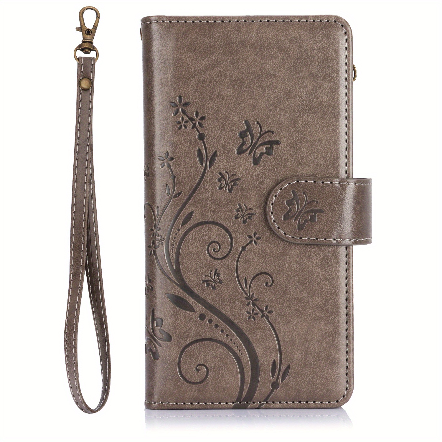 Bible Cover Case Vintage Blumen | PU Leder Mit Reißverschluss