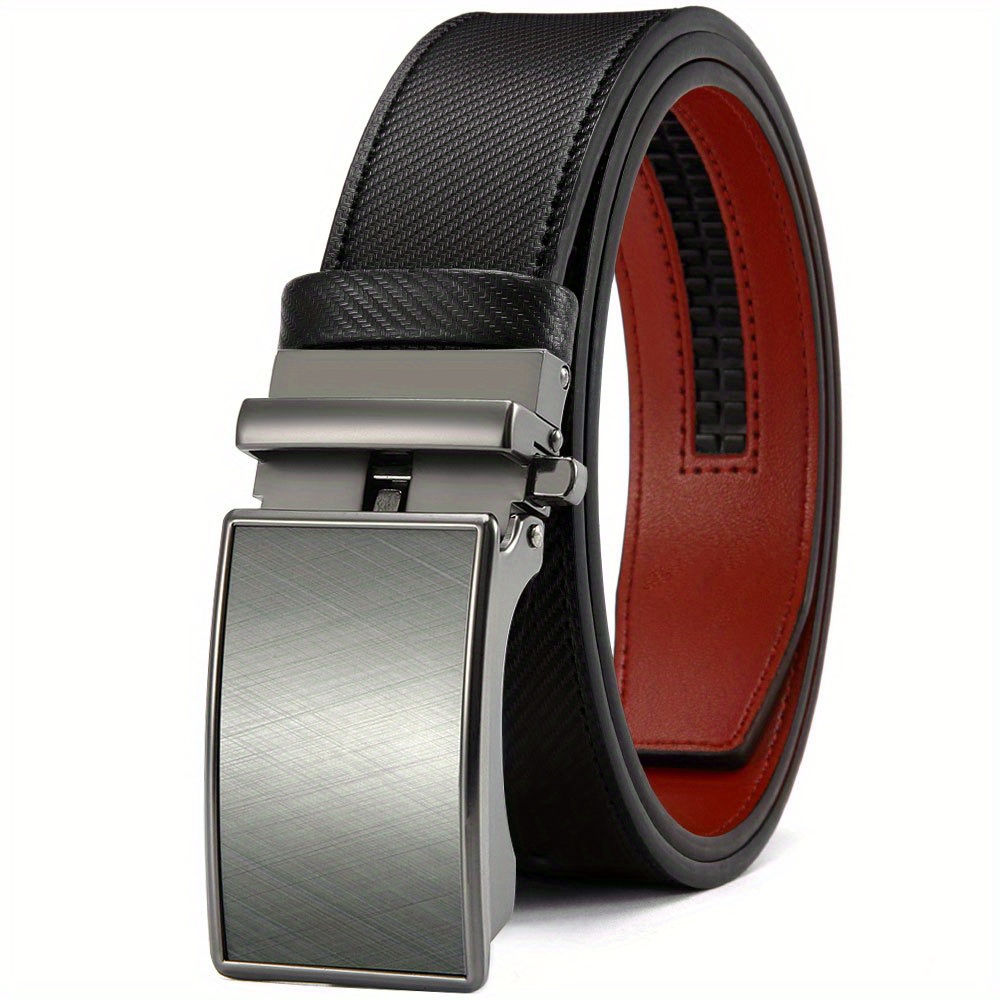 1pc Alloy Automatic Magnetic Buckle Belt Mens Adjustable Elastic