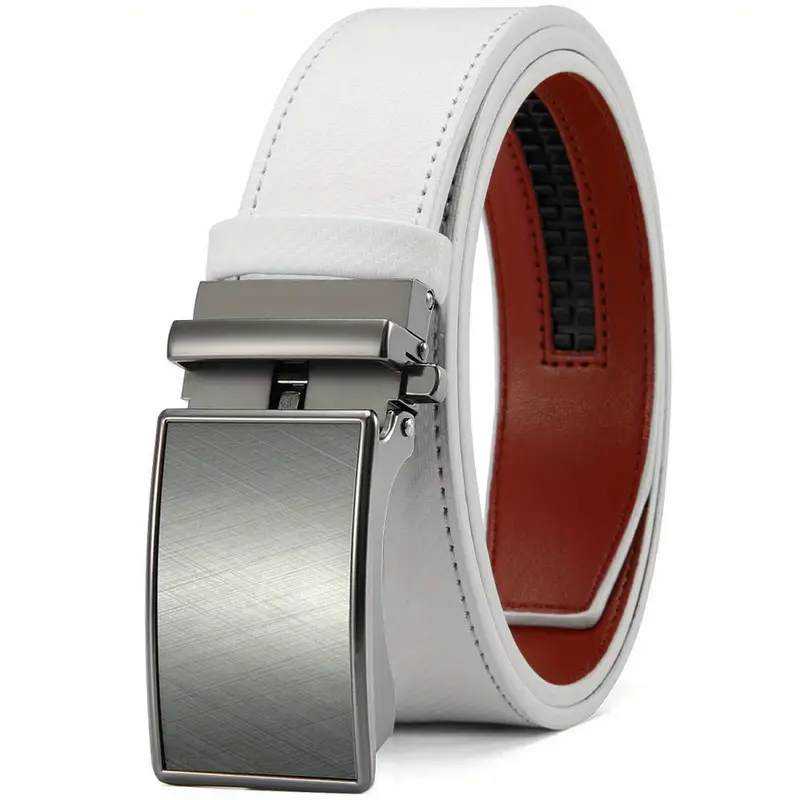 1PC Men's Genuine Automatic Buckle Adjustable Belt , Ideal choice for Gifts