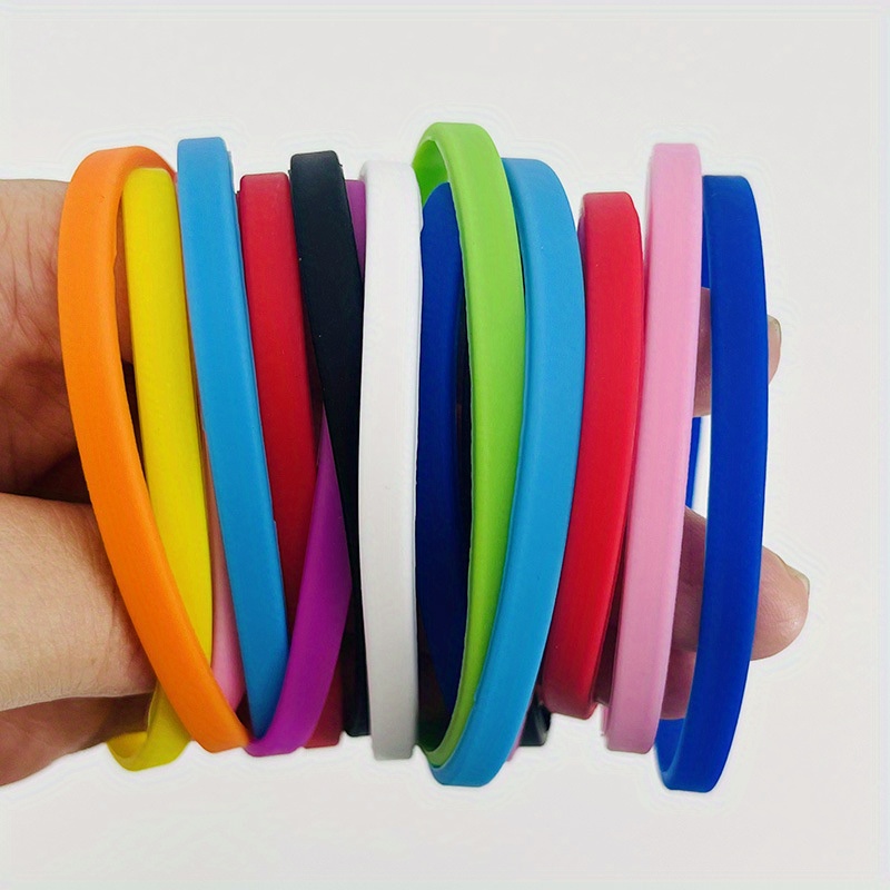 Silicone Hand Band at Rs 5/piece  Multi Color Silicone Wristband