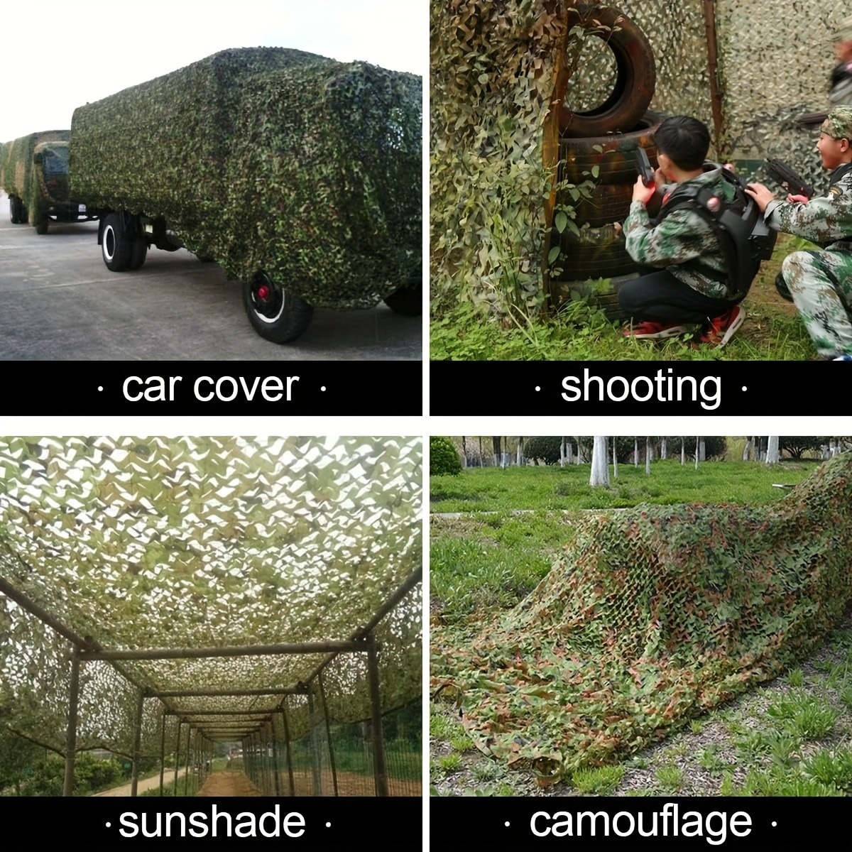 Camouflage Camo Net Hunting Hide Ghillie Army Military Dry Grass Hay 3D  Blind