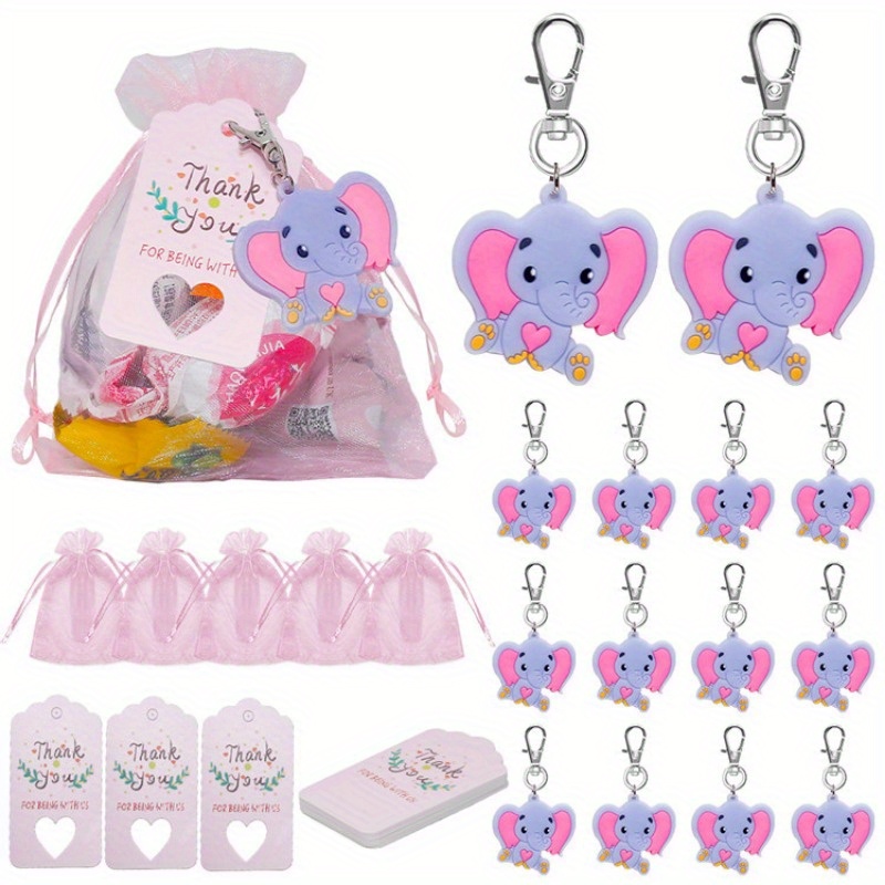 Set /92pcs Decoraciones Baby Shower Elefante Rosa Conjunto - Temu