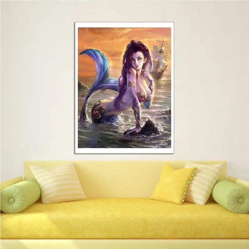 Canvas Poster Modern Art Magic World Castle Wall Art Print - Temu