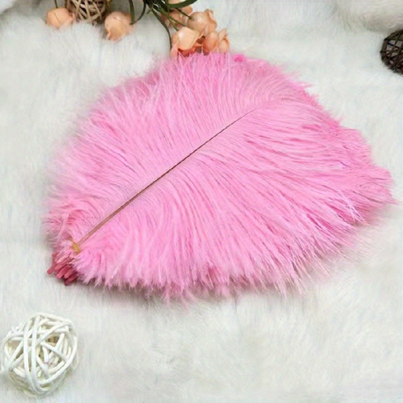 10/20pcs Large Ostrich Feathers for Dinner Vase Wedding Party