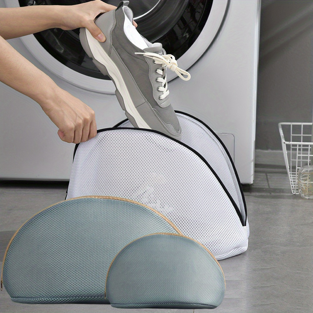 Shoe Washing Bag Mesh Shoe Laundry Bags Zipper Closure - Temu