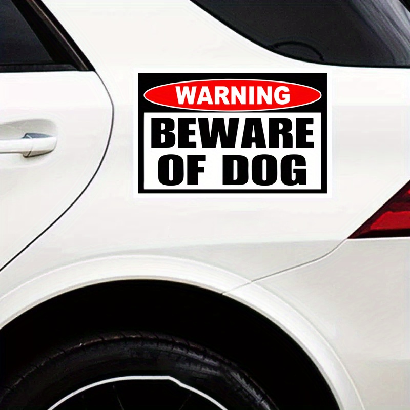 Vinilo Cuidado con el perro: Advierte de la presencia canina.