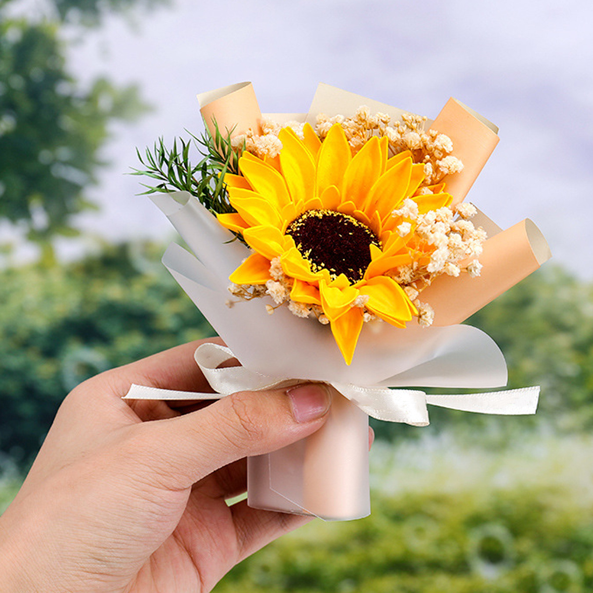 Mini Dried Flowers Bouquet for Car Air Vent Clips, Car Air Outlet Perfume  Decoration, Car Air Fresheners Interior Accessories(03)