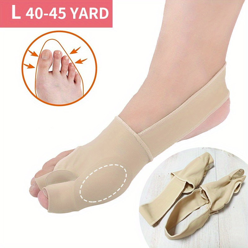 TEMU 1pair Of Toe Separation Socks - For , Available Day And Night, For Men And Women