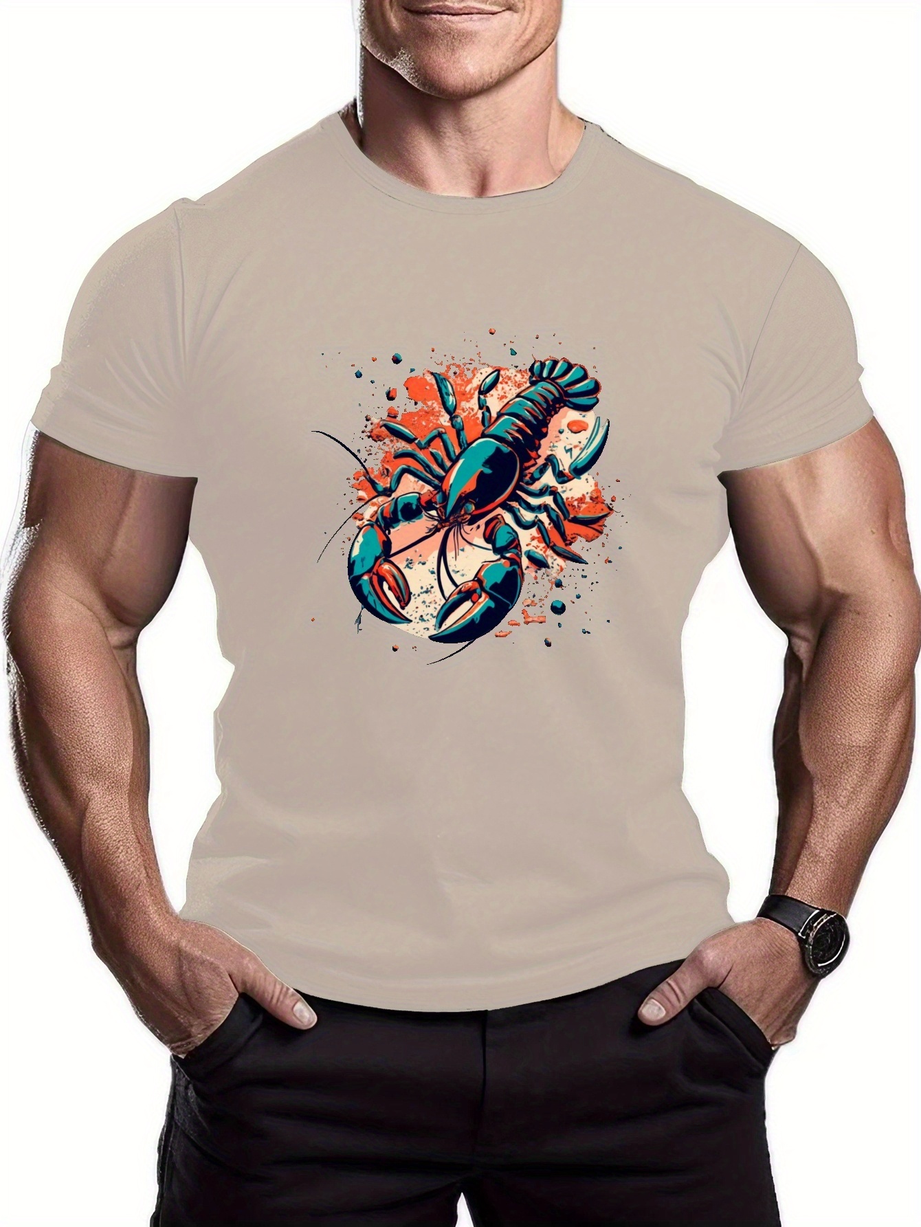 lobster t shirt mens