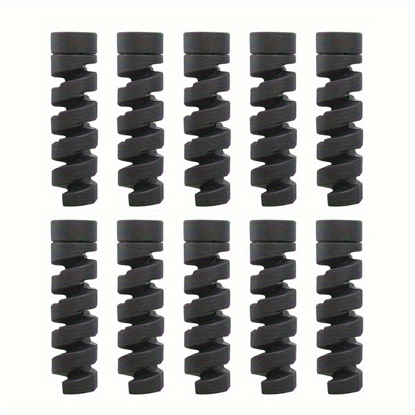 10Pcs Silicone Spiral Cable protector for iphone Usb Charger Cable