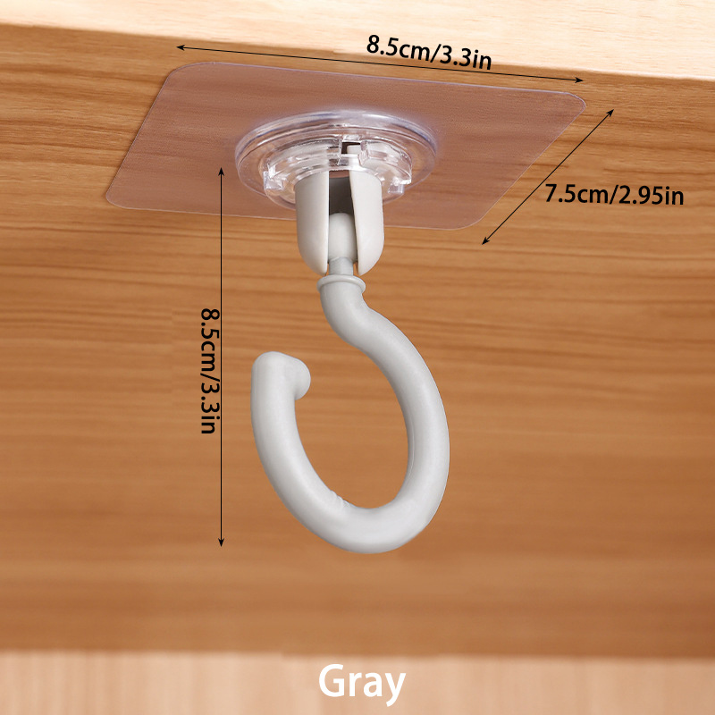 Ceiling Rotating Hook Ceiling Inverted Hook No Punching No - Temu