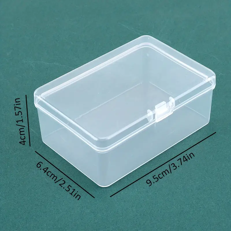 Caja Plástico Rectangular Caja Almacenamiento Pequeña Pp - Temu Chile