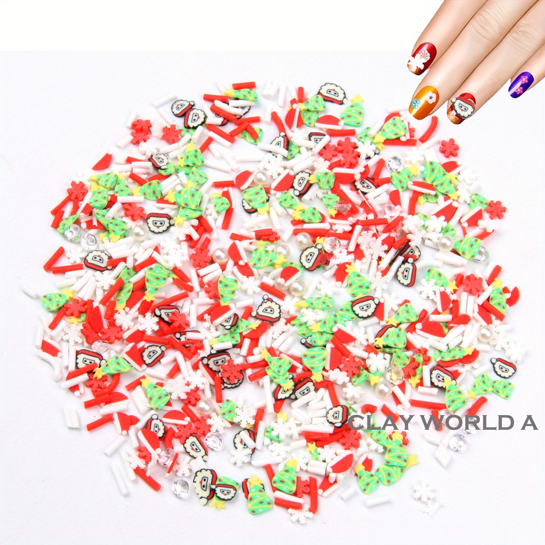 Christmas Nail Art ,snowflake Penguin Slime Charms Fimo 3d Polymer For  Slime, Lip Gloss Making Supplies Resin And Nail Art Decorations, Free  Shipping For New Users