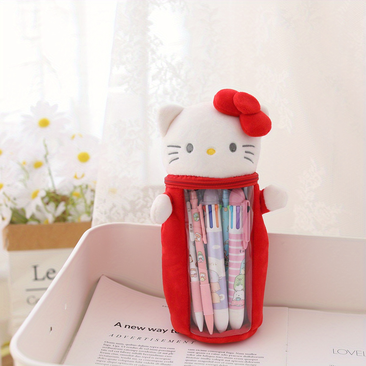 Transparent Pencil Case KITTY