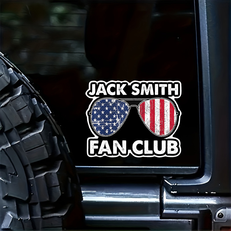 

Jack Smith Fan Club Sticker Jack Smith 2024 Sticker Karma Is Jack Smith Sticker Liberal Republican Democrat Cars Sticker