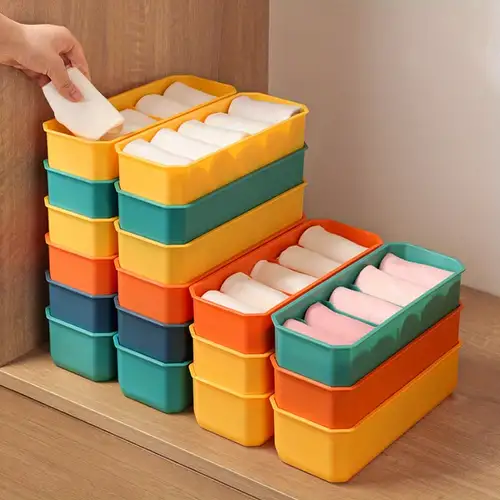 Underwear Sock Storage Box Toy And Cosmetic Storage - Temu