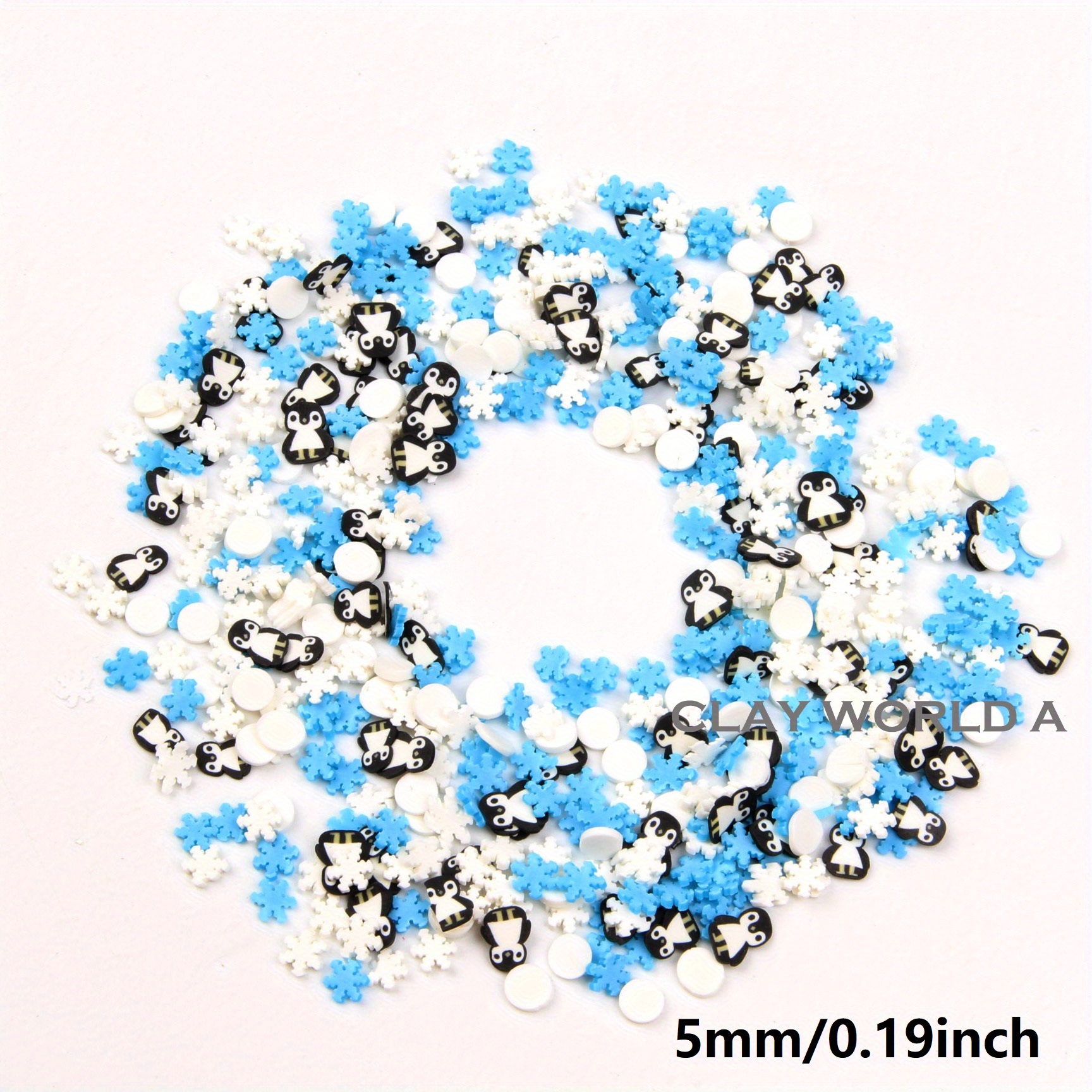 Christmas Nail Art ,snowflake Penguin Slime Charms Fimo 3d Polymer For  Slime, Lip Gloss Making Supplies Resin And Nail Art Decorations, Free  Shipping For New Users