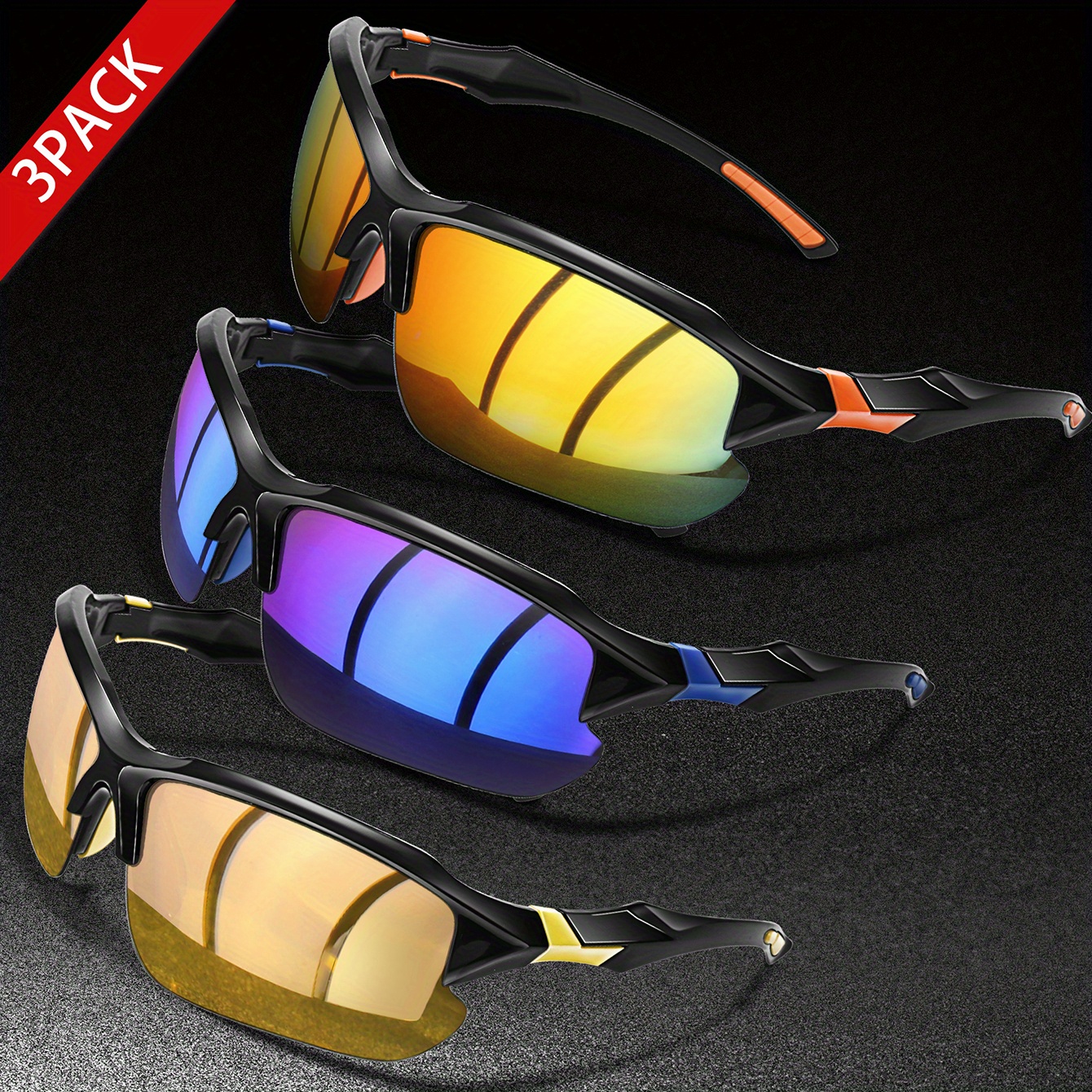 Men Women Polarized Outdoor Sports Sunglasses Cycling - Temu