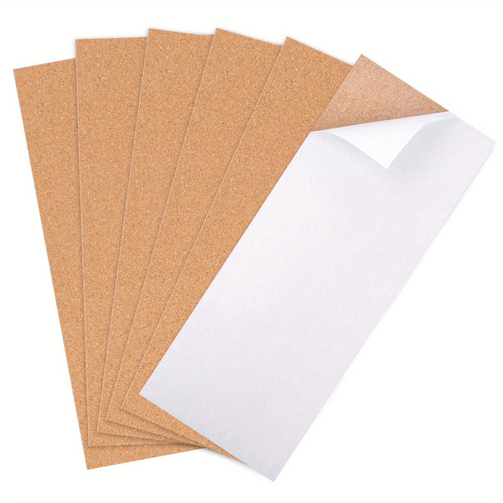 Self adhesive Cork Sheets Rectangle Cork Board Tiles With - Temu