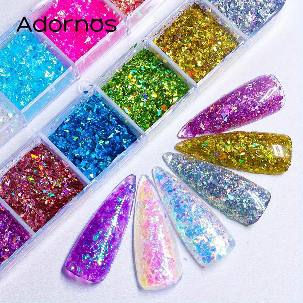 Iridescent Mermaid Sequins For Resin Filler Aurora Glitter - Temu