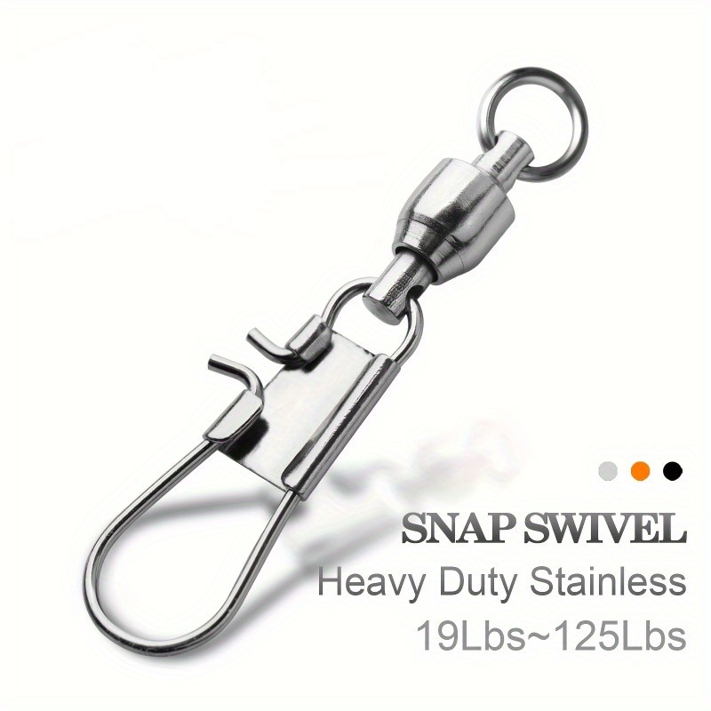 Heavy Duty Stainless Steel Fishing Swivels With Ball Bearing And