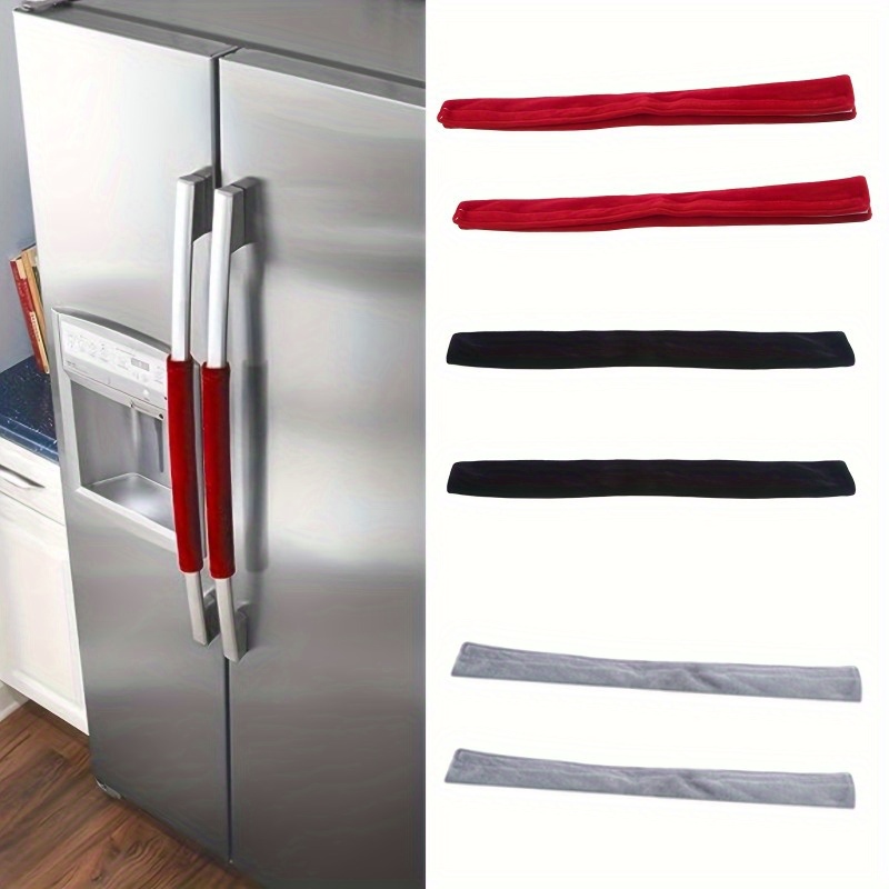 Make Your Christmas Sparkle: Red Refrigerator Handle Covers - Temu