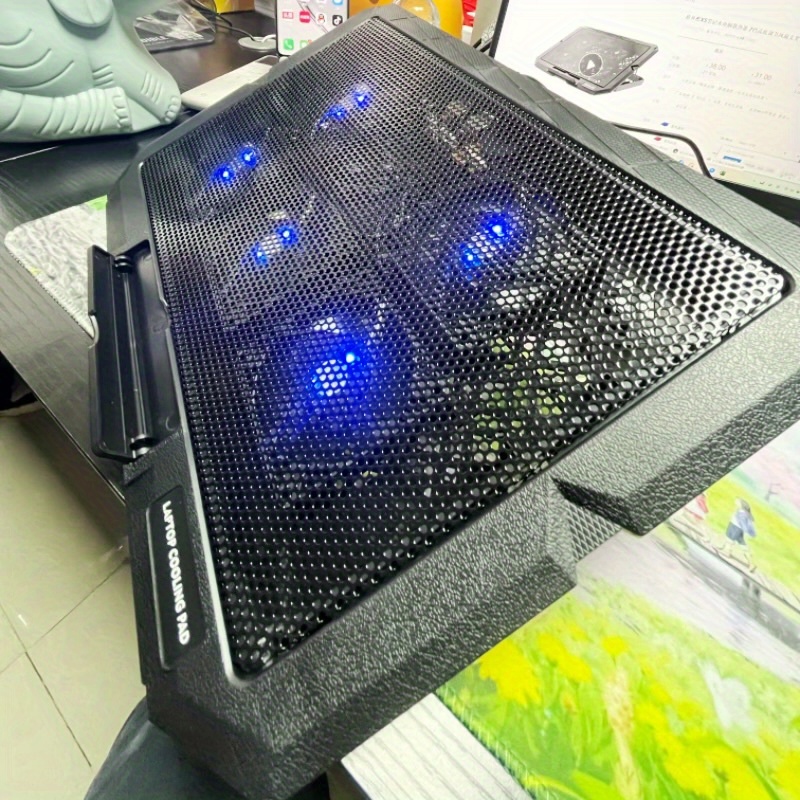 Muy Fresco Radiador Para Portátil X6B Con Soporte De Ventilador Ajustable  De 7 Velocidades Y Base Sin Ruido