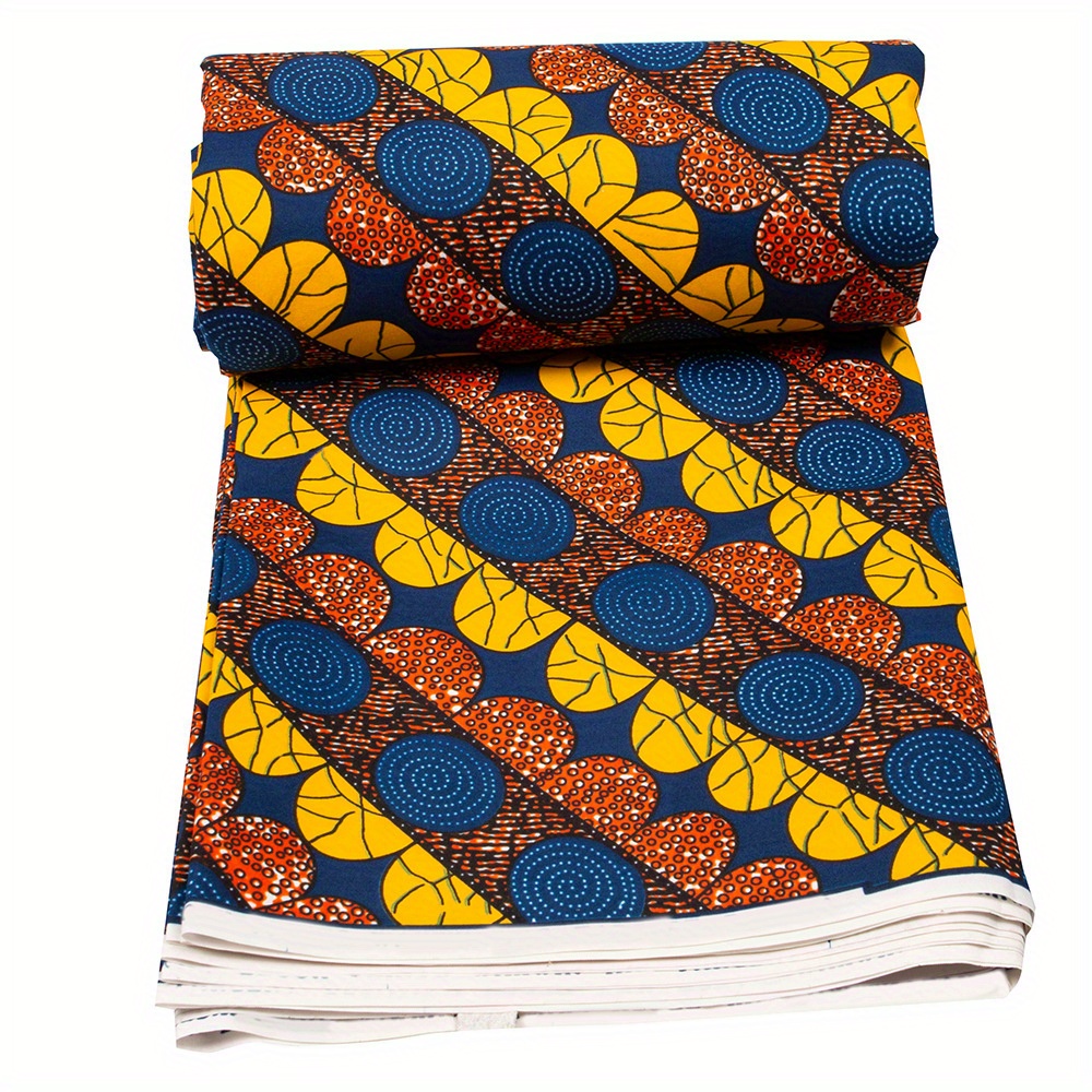 Telas africanas grandes, Material de algodón para vestidos de