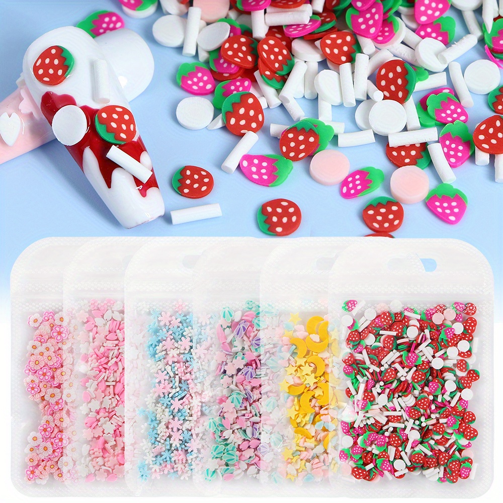 Cute Star Moon Polymer Clay Slices Resin Filling for Silicone Mold Mix  Candy Sakura Clouds Slime DIY Crafts Manicure Accessories