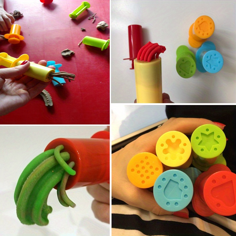 Molde de plastilina para niños, herramientas para hacer arcilla DIY,  juguete para escultura de masa de iluminación para niños, Color aleatorio  Inevent FN0457-02B