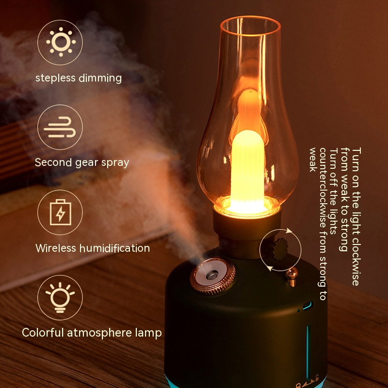 1pc Humidificador Pequeña Luz Nocturna Para Hogar Y Barco - Temu