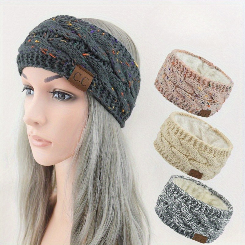 Winter Fleece Headband Ear Warmers Muffs Women Running - Temu