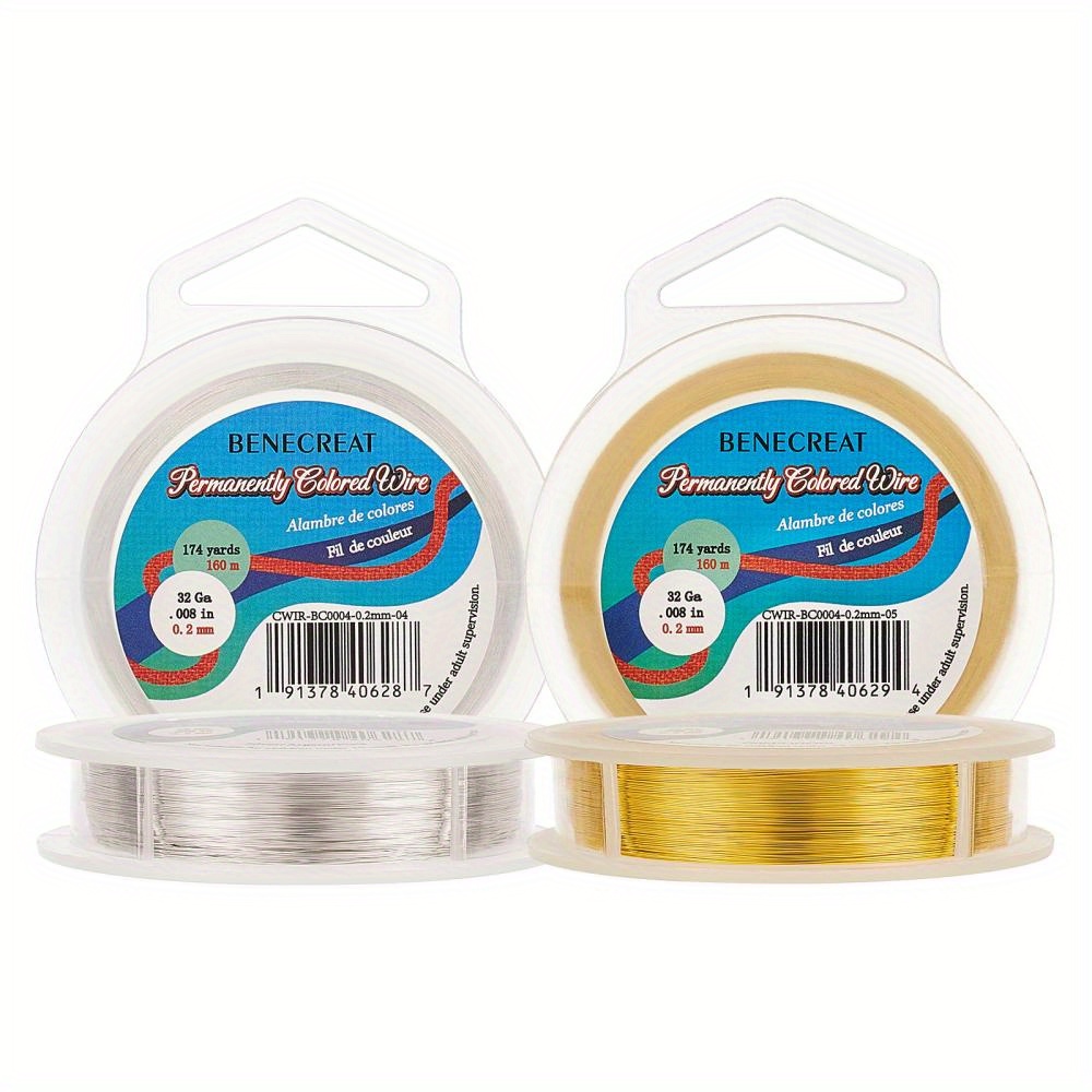 BENECREAT 100m 0.3mm Fishing Nylon Beading Thread Wire For Hanging, Bracelet And Jewelry Making