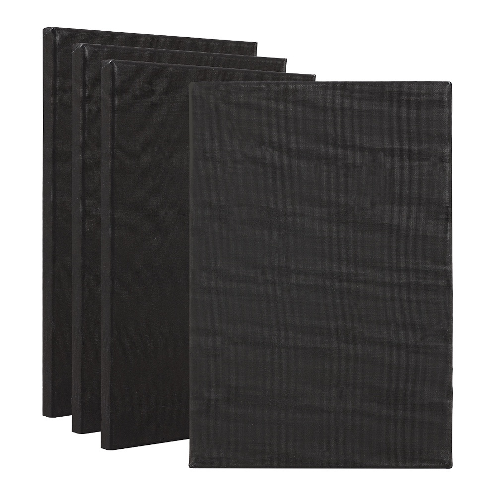 Stretched Canvas Black Blank Canvases Gesso primed Profile - Temu