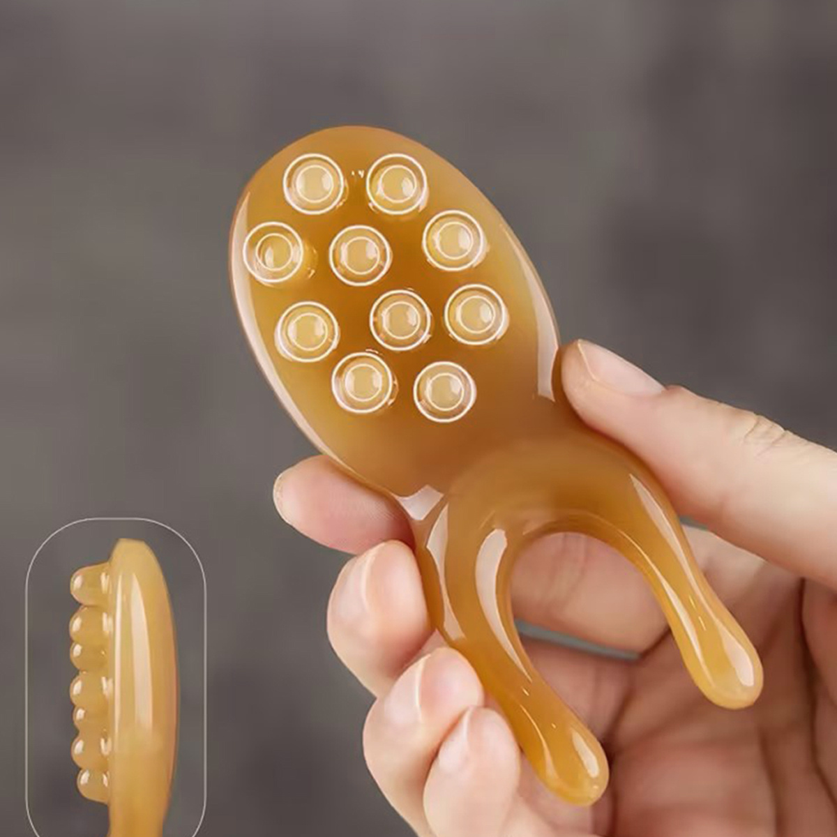 1set facial massage tools imitation horn gua sha board tensile rod face special resin face pulling meridian massage stick details 3