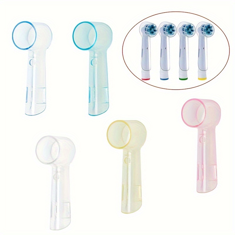 

4pcs Portable Toothbrush Head Cover, Toothbrush Protector Cap Holder, Bathroom Accessories For Family And Business Travel And Daily Use And Outdoor