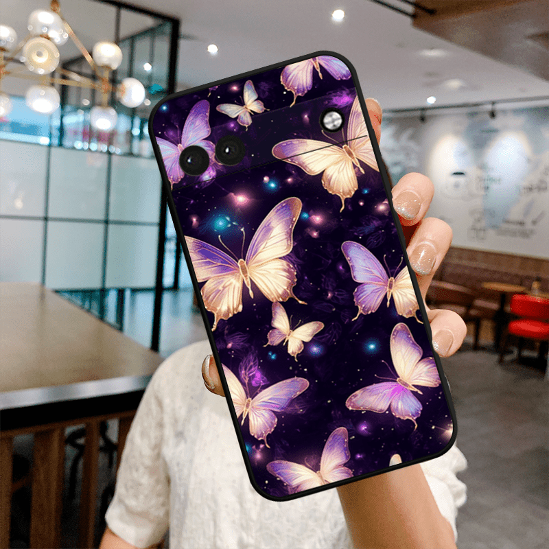 

Cute Butterfly Tpu Protective Silicone Soft Shockproof Phone Case For Pixel 6/6 Pro/6a/7/7 Pro/7a/8/8 Pro