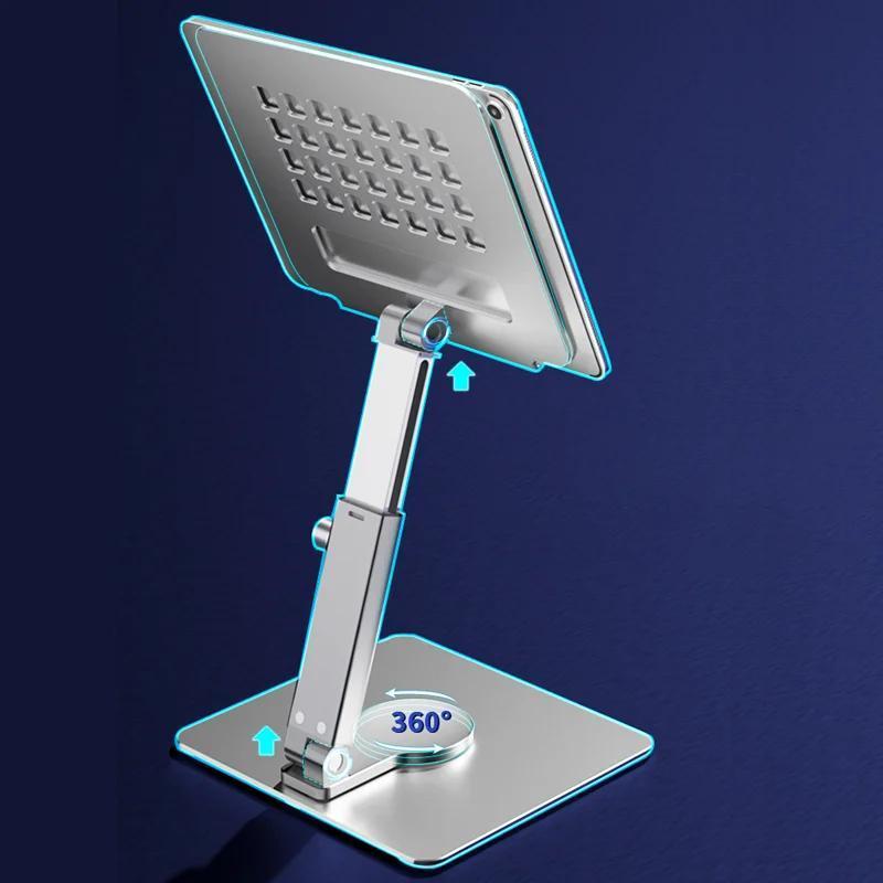 Desk Aluminum Alloy Tablet Stand Holder Foldable 360° - Temu