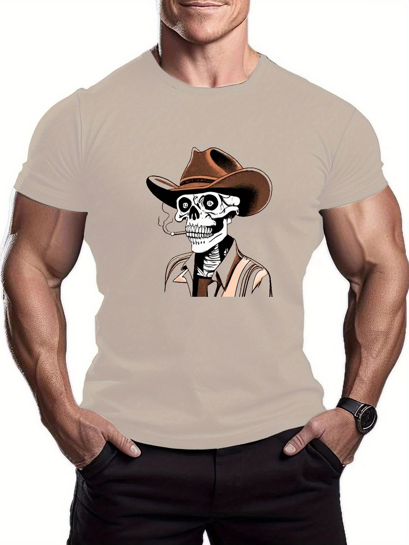 Skeleton Cowboy Shirt - Temu Canada