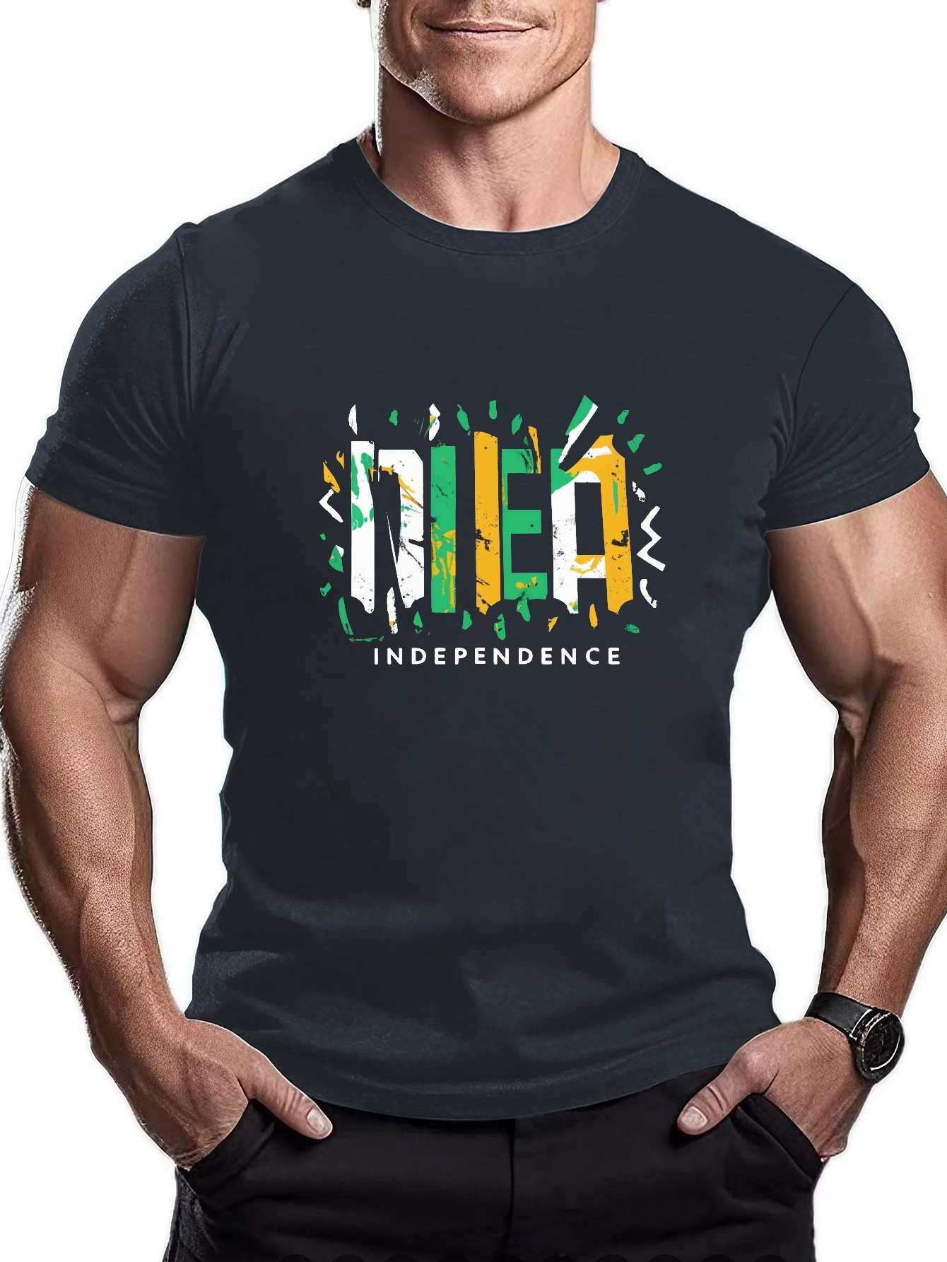 Shirts for Men Short Sleeve Printed T-Shirt Casual Nigeria